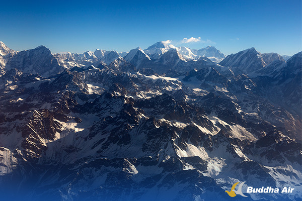 Mount Everest from Plane